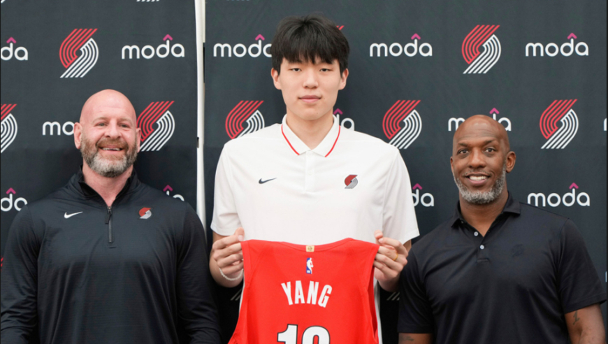 ESPN美女主持：根本没有球队和开拓者竞争杨瀚森 16顺位给得太高了！