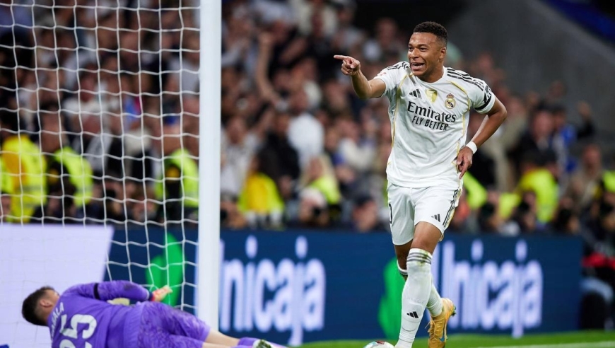 4-0！姆巴佩8战10球，逼近C罗神迹，贝林3连斩，皇马豪取6连胜