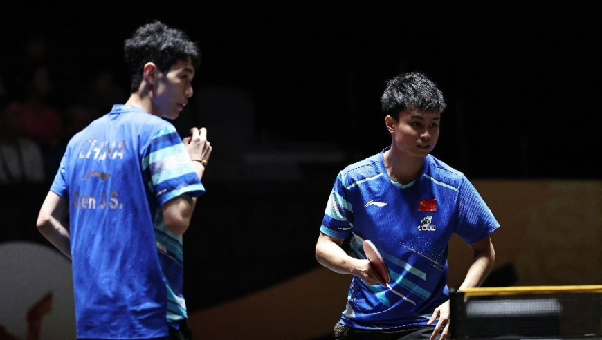 中国大满贯两场3-1！国乒再次提前夺冠，王楚钦+林诗栋进男双决赛