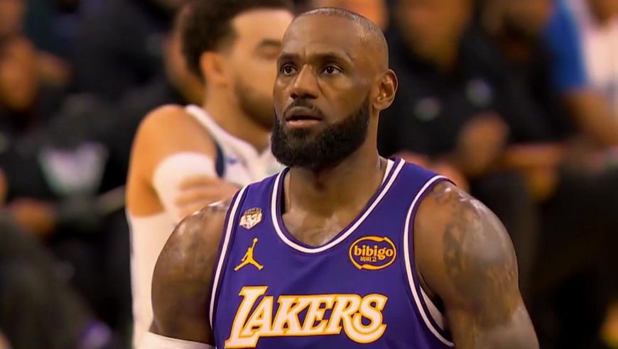 强到离谱！詹姆斯开场轰10分6助攻接管湖人全部23分对轰独行侠全队