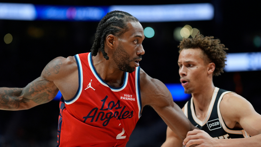 莱昂纳德vs老鹰21分集锦：21投7中手感一般仍助快船终结连败