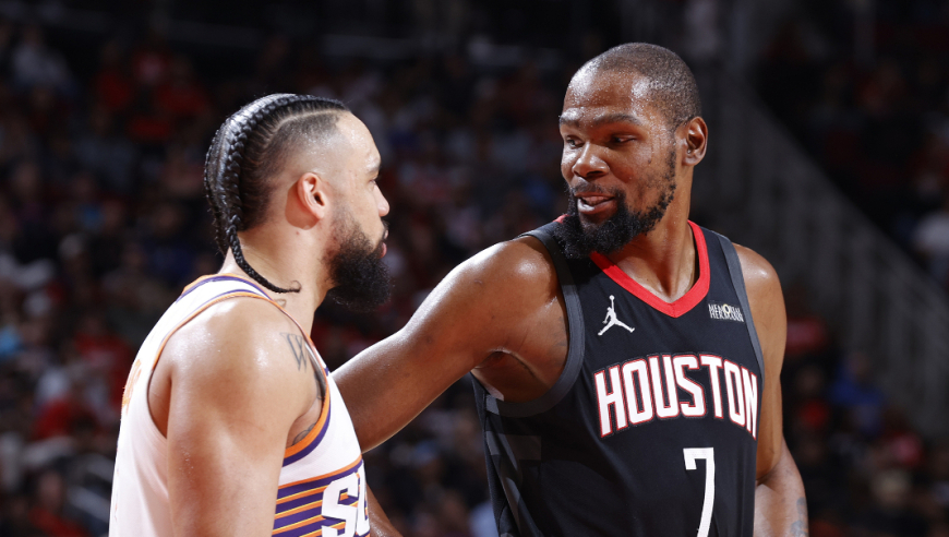 火箭太阳最后时刻：太阳两次被防到24秒违例 杜兰特三分绝杀太阳