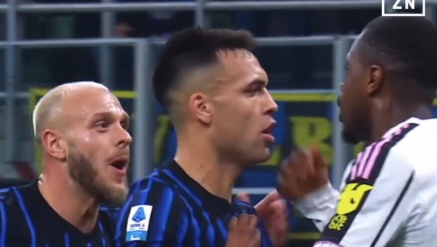 卡卢卢被罚下后劳塔罗曾劝说：这不是黄牌，但裁判已经吹了