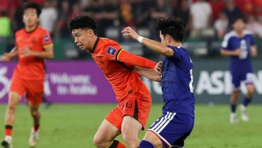 无缘夺冠！中国0-4日本获U23亚洲杯亚军集锦：李昊神扑难救主