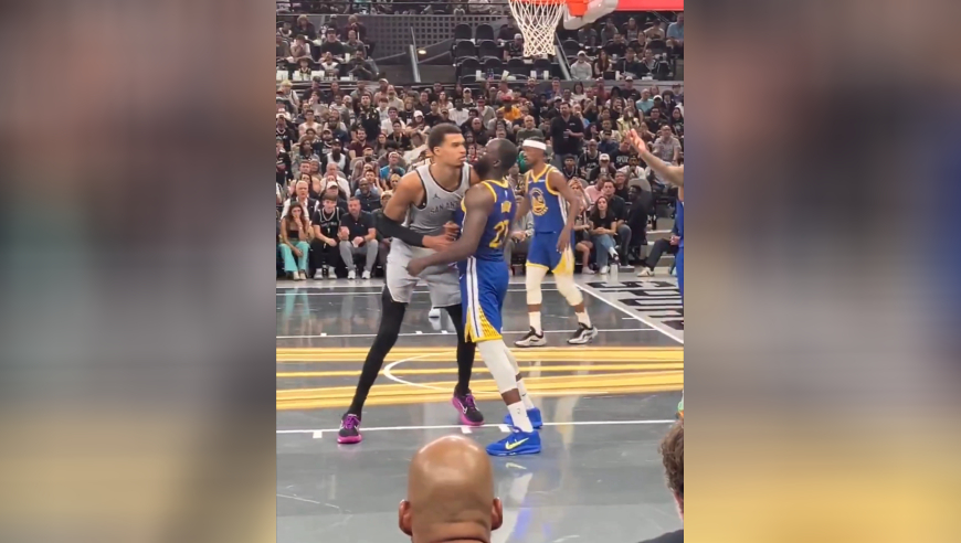 文班隔扣追梦现场版：激情怒吼点燃球馆 格林5犯后骂骂咧咧下场