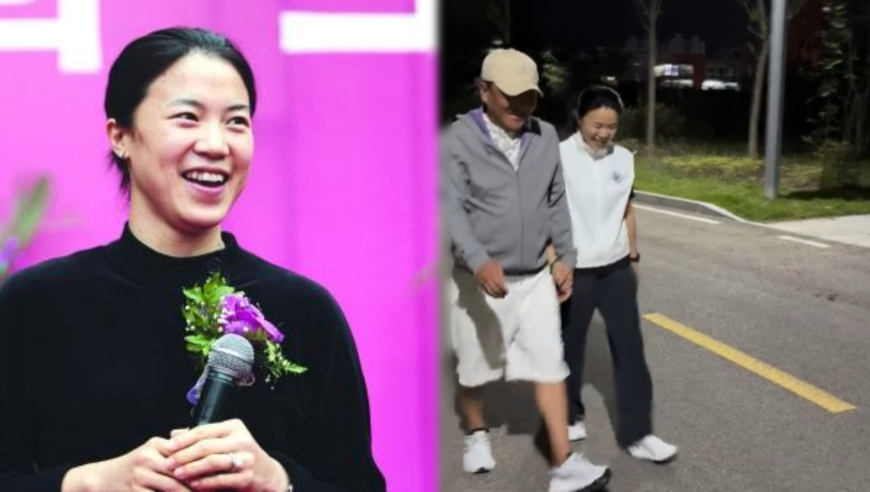 王楠夫妇庆婚礼17周年，郭斌发文告白妻子，手牵手散步热聊好恩爱