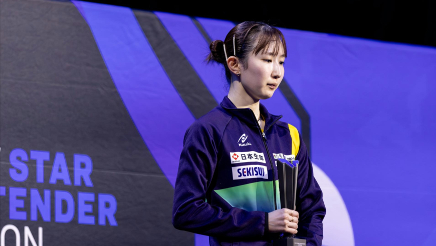赛帧 | 早田希娜眼含泪花！看张本美和领奖无表情，二人关系没缓和