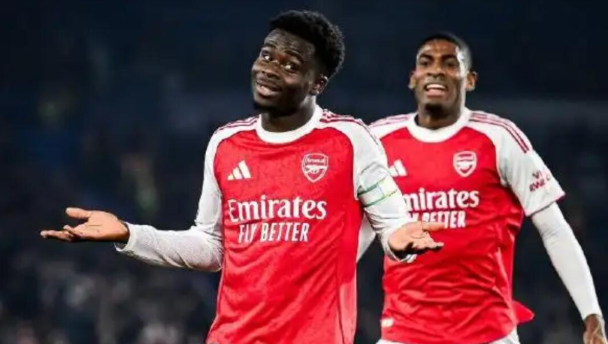 英超-先赛1轮7分领跑！阿森纳1-0布莱顿联赛3连胜，萨卡兜射制胜