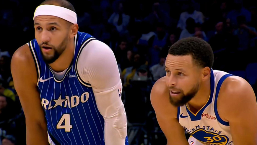 对轰！勇士魔术首节不到两分钟时间就对轰19分 库里连中神仙球