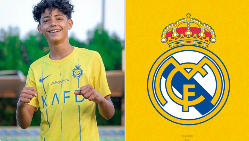 巨星传承！曝C罗儿子将加盟皇马，15岁足球天赋炸裂，跟随父亲的足迹