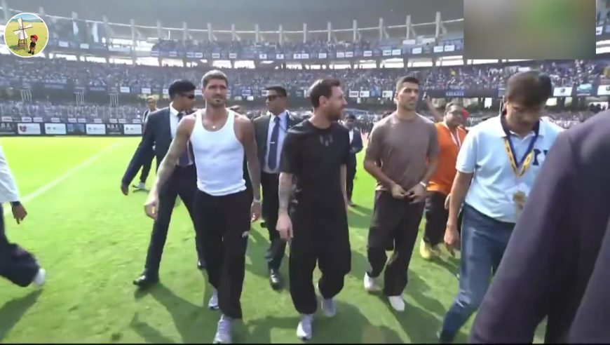 梅西印度行出现暴乱，印度人把举办活动的球场砸了，因为出场仅10分钟，球迷觉得门票不值