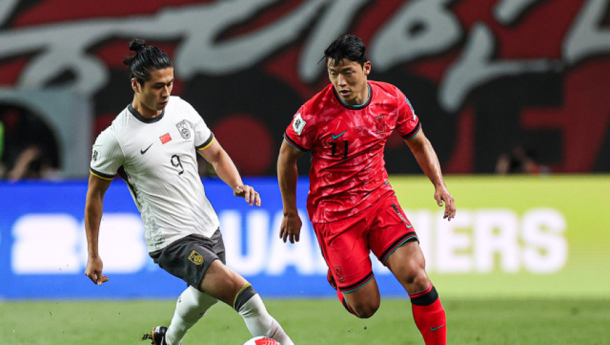 东亚杯-国足VS韩国首发：蒯纪闻首秀！21岁吾米提江+颜骏凌先发