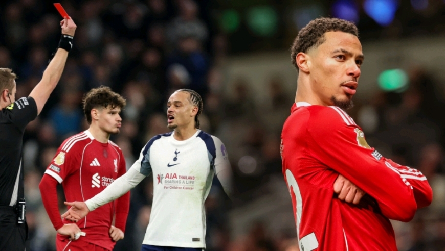 元素拉满！利物浦2-1九人热刺：伊萨克破门伤退，西蒙斯罗梅罗染红