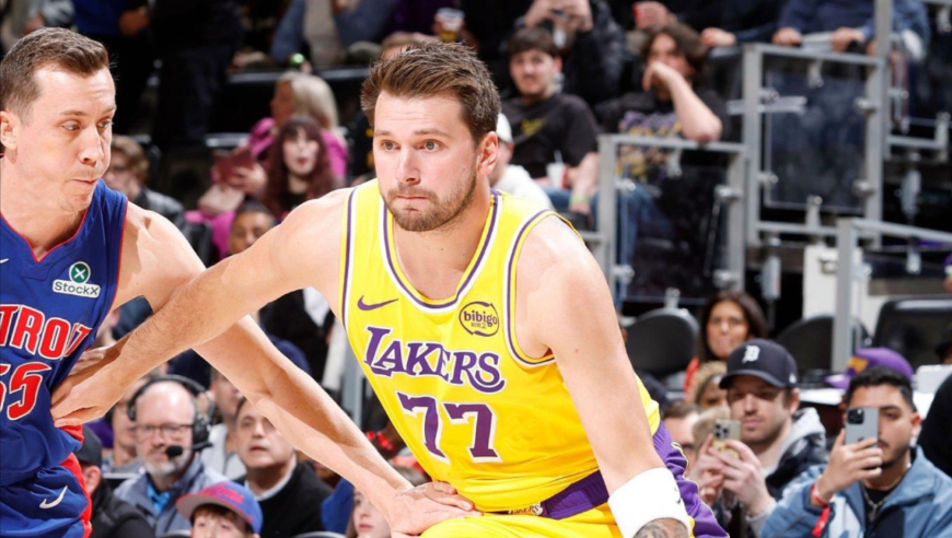 湖人活塞决胜时刻：东契奇失关键中投+绝平三不沾 詹金斯连得6分锁胜局