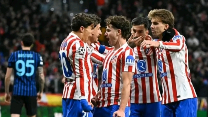 紧张到窒息！慢镜还原马竞2-1绝杀国米全程，全队沸腾庆祝