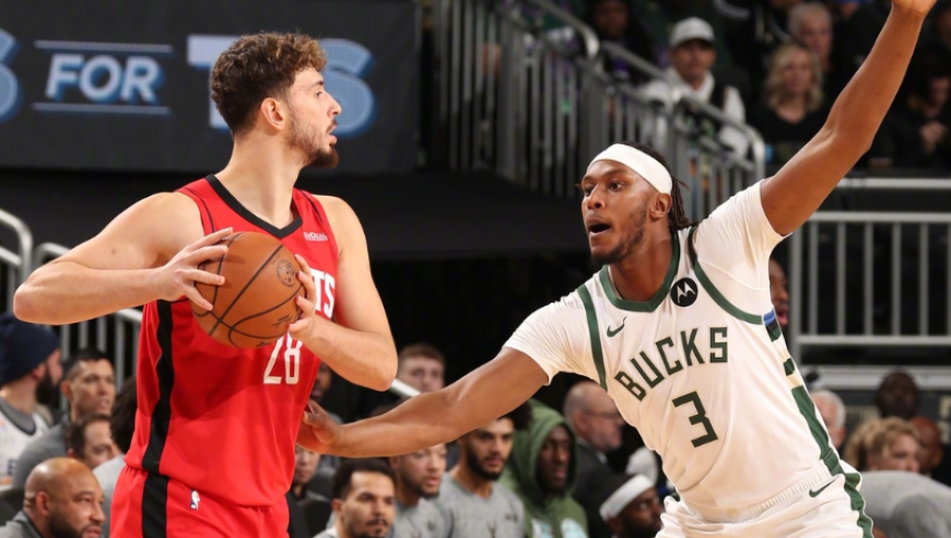 火箭逆转雄鹿！杜兰特31+7申京全队第二，字母哥37+8，探花爆发立功