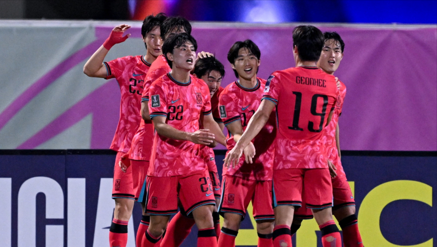 韩国绝杀进U23亚洲杯四强！接超远长传不停球撩射，2-1击溃澳洲