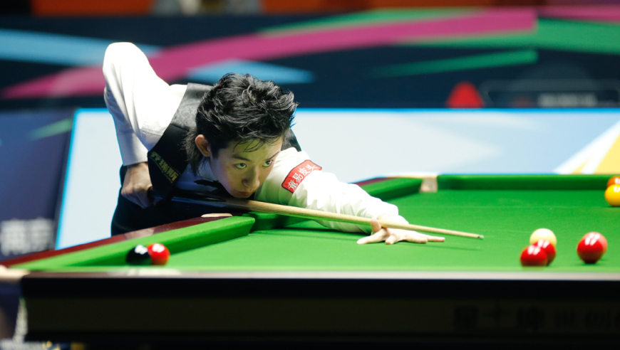 炸裂！吴宜泽第7局狂飙单杆137分 希金斯：谁还陪你玩？