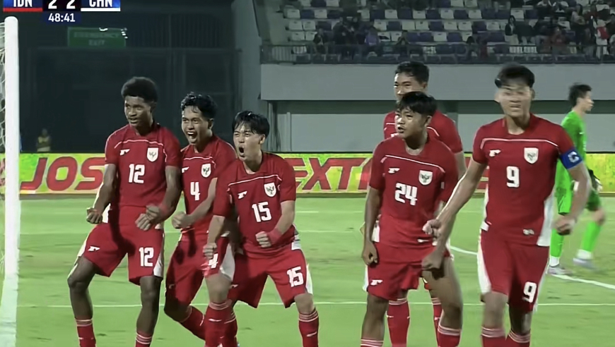 7-0之后3-2！U17国足绝杀印尼，邝兆镭半场被换，22号中卫主力不保