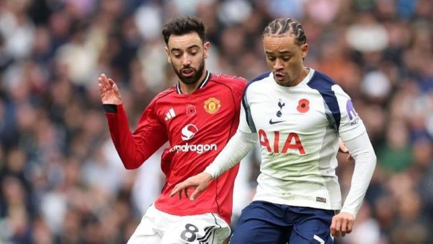 英超詹皇首开纪录，德利赫特绝平，曼联2-2热刺拒造65年耻辱纪录