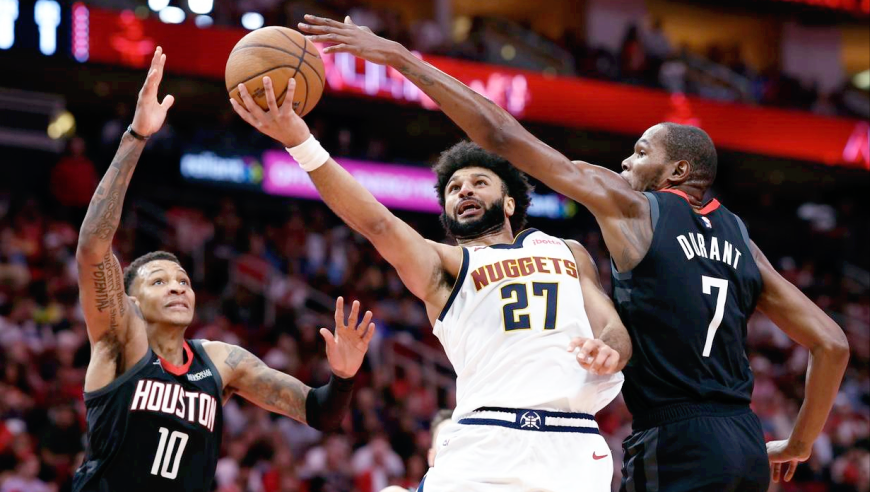 约基奇34+10+9打服申京！杜兰特末节0分，火箭输得真不冤