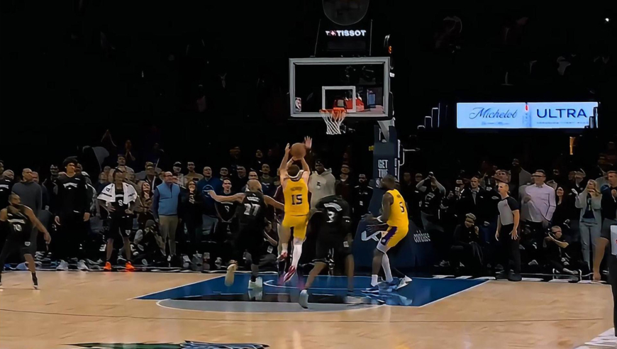 湖人森林狼生死时刻神剧情：兰德尔中投准绝杀 里夫斯压哨反绝杀