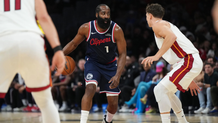 5连败+16战14败！哈登正负值-39惨败热火 下半场开局就被耻辱雪藏