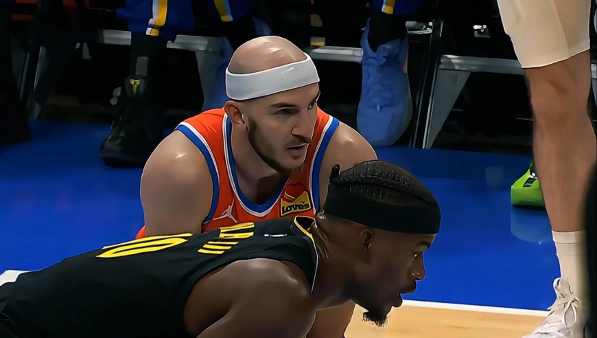 较上劲了！勇士首节轰出9-0反超 雷霆暂停后回应7-0完成对轰回应