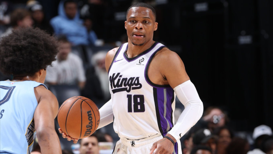 终结16连败！威少25分7助攻率国王击败灰熊：3记关键三分立功