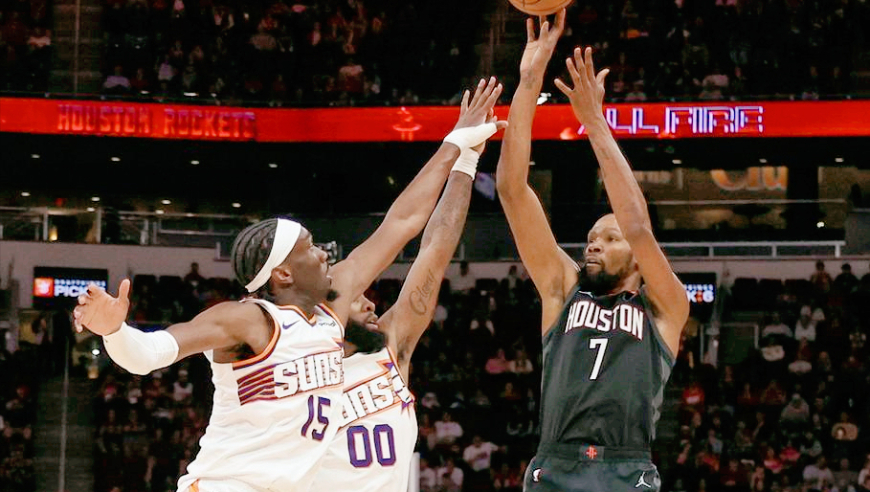 议起复盘｜三分12中2又何妨？杜兰特准绝杀 火箭59年队史纪录诞生