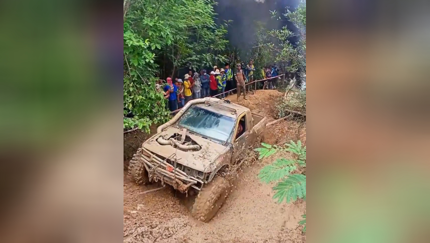 泰国越野赛近距离感受压迫感