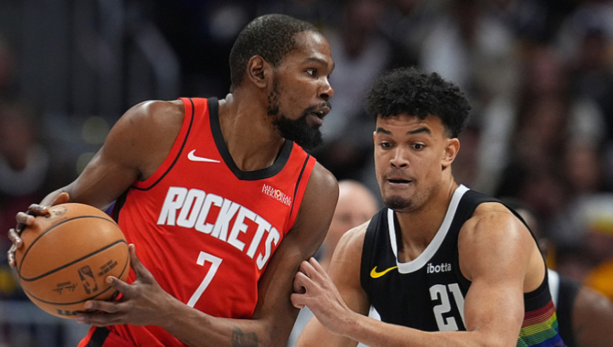 火箭变阵力擒掘金，杜兰特31分如探囊取物，申京本场沦为看客！