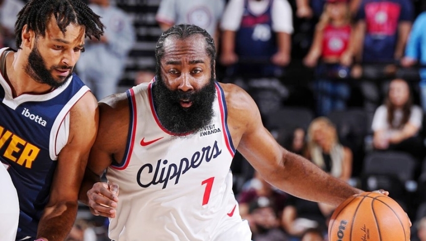 NBA季前赛：小卡17分哈登11助 约基奇12+9+6掘金擒快船