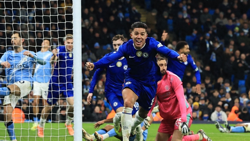 高级货！恩佐补时绝平曼城 加盟切尔西后23球25助2冠 踢回身价