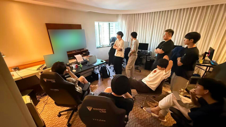 BLG分享队员备战返图：昨天赛后大家立刻回酒店开始备战中