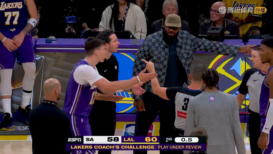 全员摊手！雷迪克挑战被拒绝后暴怒狂喷裁判 詹姆斯也找裁判理论