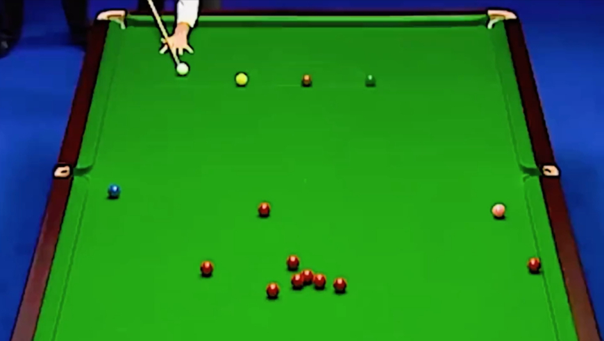 奥沙利文有多嚣张，懒得走路五颗球打同一个袋，塞大师抑郁｜体坛记忆