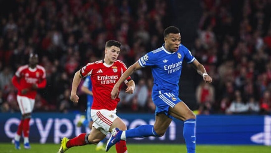 本赛季欧冠射手榜：姆巴佩13球居首，戈登10球次席，凯恩8球