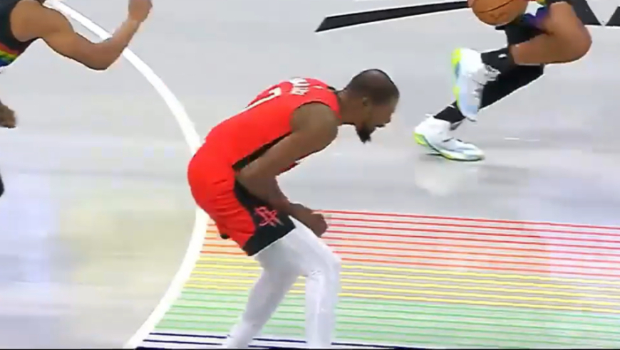 这是真急了！谢泼德无球跑动失位 杜兰特传球失误后气的直跳脚