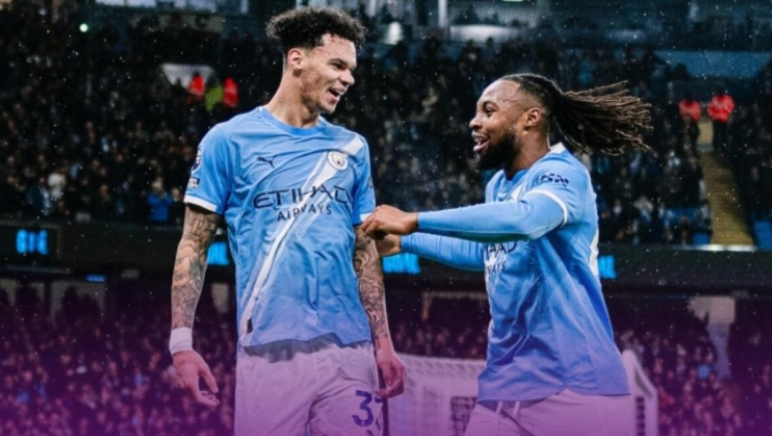 英超-先赛距榜首3分！曼城3-0富勒姆，塞梅尼奥传射哈兰德、奥赖利破门