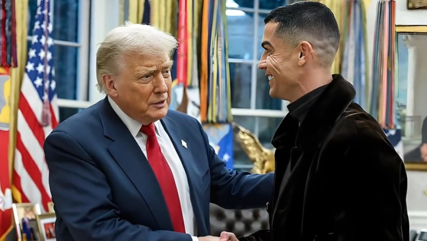 C罗夫妇受邀去白宫赴宴的一天！