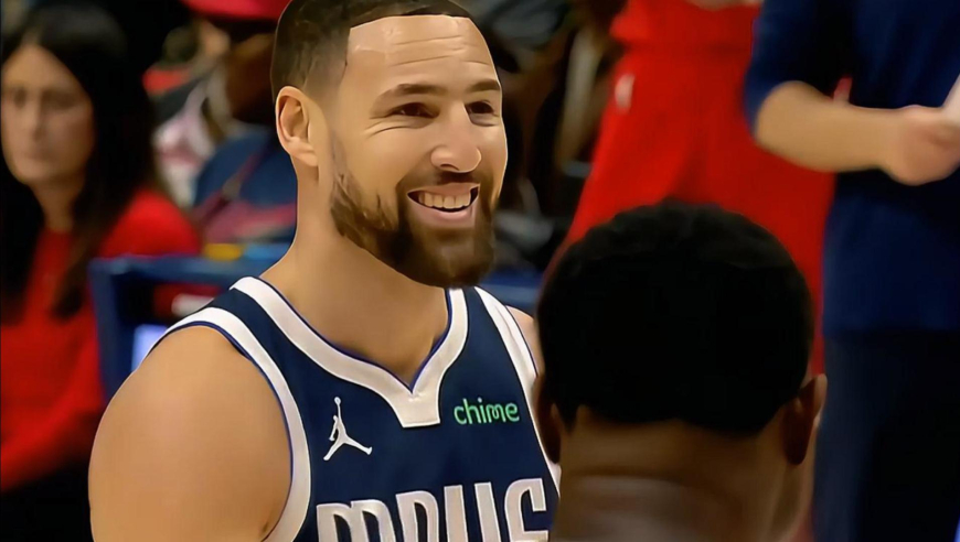 不难的球不进！独行侠克莱三罚一中解说无语 随后面对防守命中三分