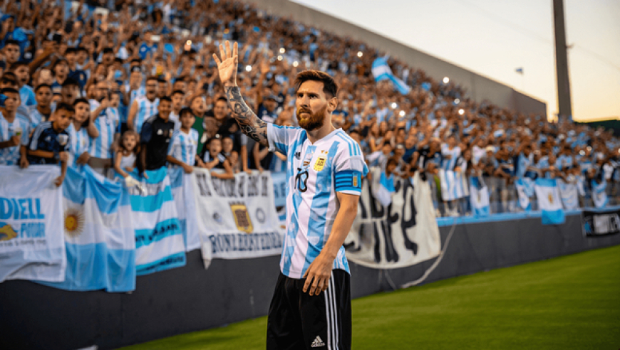 1200万美元请来梅西！非洲球迷欢迎球王：万人空巷 警车开道