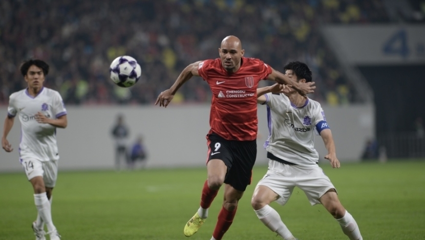 亚冠：蓉城主场1-1广岛遭双线6场不胜 周定洋造点，费利佩点射