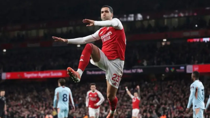 英超：阿森纳2-0布伦特福德 梅里诺传射建功 萨卡替补破门