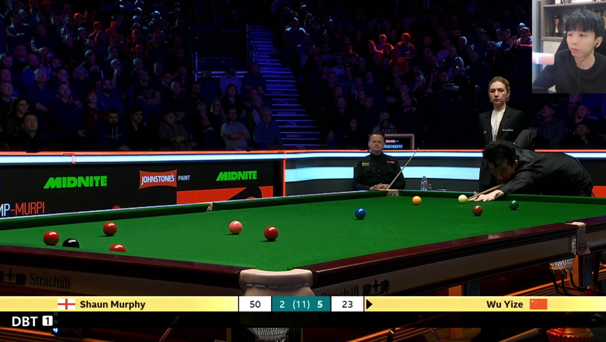 吴宜泽精准长台直击墨菲心脏，连打带k展现超强自信，晋级8强