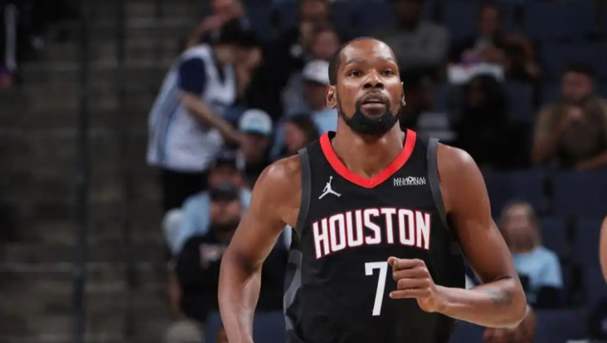 连进关键三分！杜兰特vs公牛40分全过程：死神降临带不动火箭队