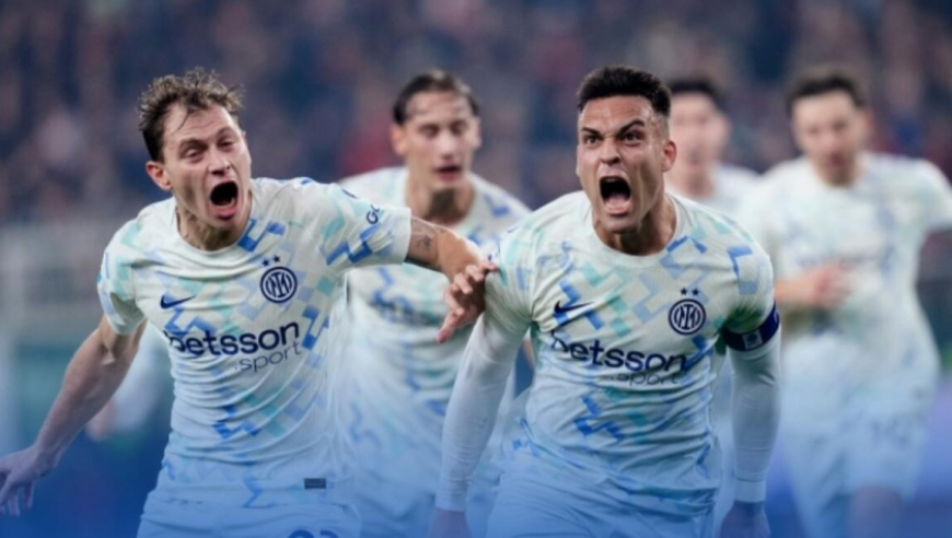 意甲-3连胜登顶！国际米兰2-1热那亚，劳塔罗传射，比塞克赛季首球