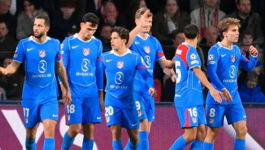 欧冠：马竞客场3-2逆转埃因霍温 瑟洛特传射建功 阿尔瓦雷斯破门