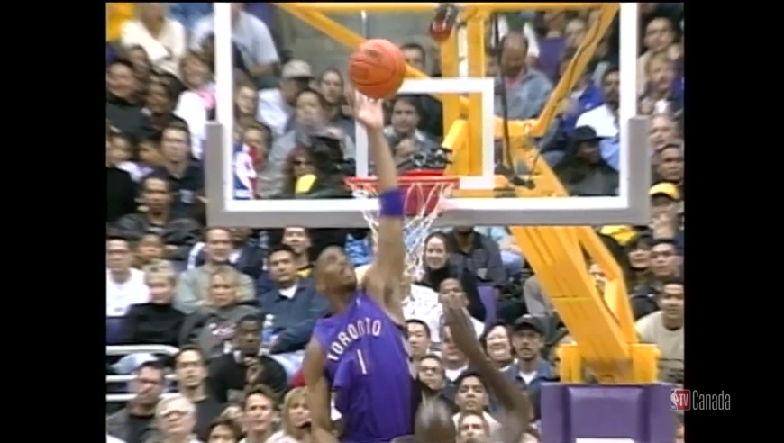 年轻的麦迪卡特打球太劲爆了！超清回顾00年湖人vs猛龙